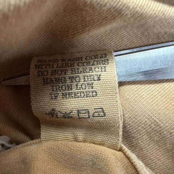 Gimmicks by BKE Corset Tie Front Top XL Womens Burnout Tan Y2K 90s Embellished - Picture 6 of 6